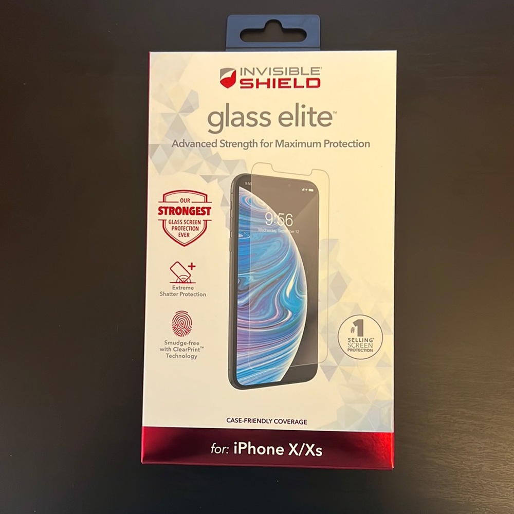 Invisible Shield Glass Elite Screen Protector for iPhone X/XS